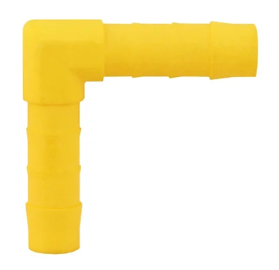 Lilie Winkel Verbinder WeißGELB Innen-Ø 10mm