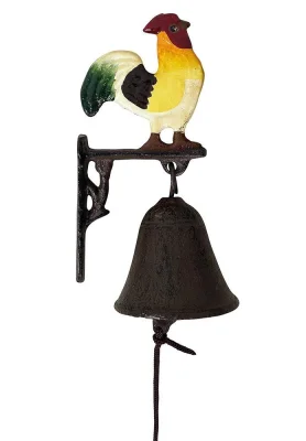 Türglocke Hahn Glocke Landhausstil Gusseisen Rustikal Antik-Stil