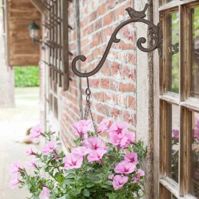 Wandhalter für Blumentopf Vogel Wandhaken Blumenampel Gusseisen Antik-Stil