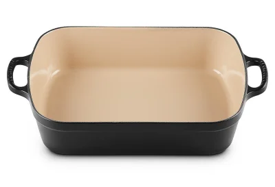 Le Creuset Bratreine Signature Gusseisen Schwarz 37 cm
