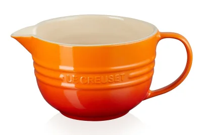 Le Creuset Rührschüssel mit Henkel Steinzeug Ofenrot