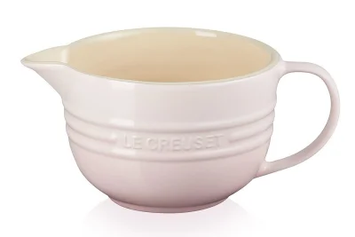 Le Creuset Rührschüssel mit Henkel Steinzeug Shell Pink