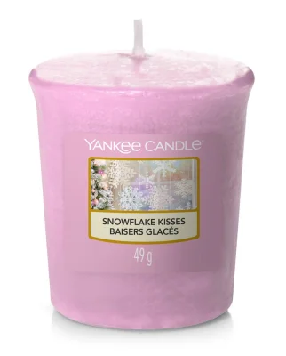 Yankee Candle Duftkerze Snowflake Kisses Weihnachtsduft 49 g