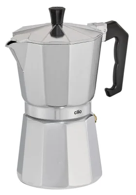 Cilio Espressokocher CLASSICO Aluminium 6 Tassen