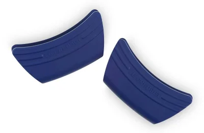 Le Creuset Silikon Griffschutz 2er-Set Azure Blau