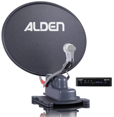 Alden Onelight 60 HD Platinium mit S.S.C. HD-Steuermodul - Camping Sat-Anlage TWIN LNB