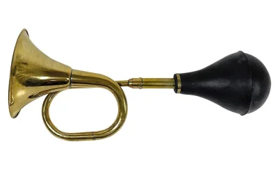 Ballhupe Nostalgie Oldtimer Hupe Messing Handhupe Tröte Vintage Antik Stil