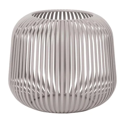 blomus Laterne LITO grau Windlicht Mourning Dove S