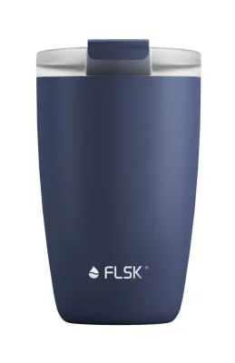FLSK CUP Kaffeebecher Midnight Blau Coffee to go-Becher 350 ml