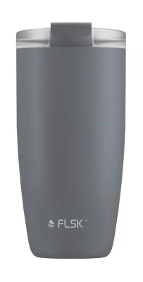 FLSK CUP Kaffeebecher Stone Grau Coffee to go-Becher 500 ml
