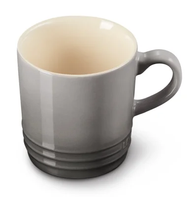 Le Creuset Tasse Becher Steinzeug Flint Grau 200 ml