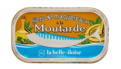 la belle-iloise Makrelenfilets in Senfsauce - Dose 112,5 g