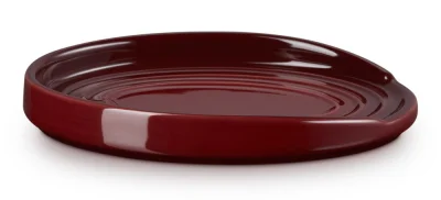 Le Creuset Kochlöffelablage Oval Kochlöffelhalter Steinzeug Garnet (Rhone) Bordeaux-Rot