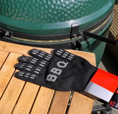 Grillhandschuh BBQ Ofenhandschuh Bequem Hitzebeständig für Grillen, Backen, Ofen