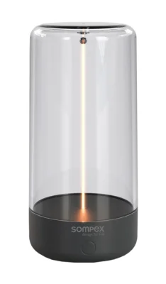 Sompex PULSE Akku LED Tischleuchte Magnetfilament anthrazit