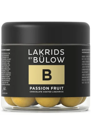 Lakrids by Bülow - B - Passion Fruit - Schokoladen-Lakritz Small 115 g