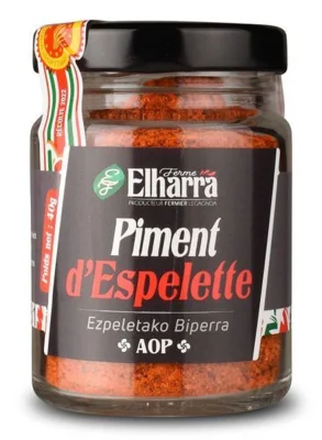 Ferme Elharra Piment d'Espelette Chili Pulver AOP im Glas 40g