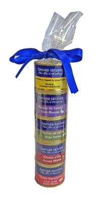 Edouard Artzner Terrine & Rillettes Geschenkset 5 Sorten Delikatessen