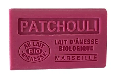 Provence Gästeseife Patchouli Bio Eselsmilch Duftseife 60g