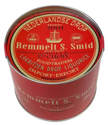 Remmelt S. Smid Weiche Gesalzene Lakritz Heringe Pastillen Vorratsdose 450 g