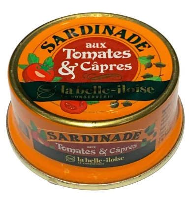 la belle-iloise Sardinenpaste Sardinade mit Tomaten und Kapern - Dose 60 g
