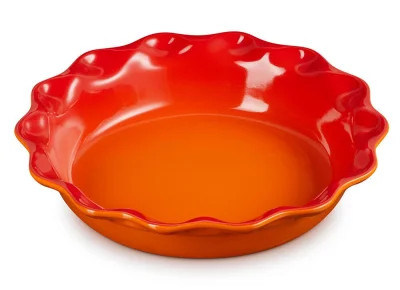 Le Creuset Pie-Form Kuchenform Steinzeug Ofenrot 23cm