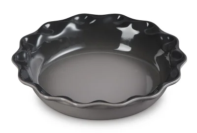 Le Creuset Pie-Form Kuchenform Steinzeug Flint Grau23cm