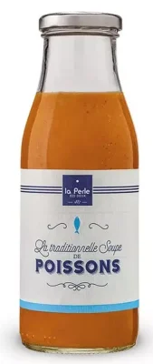 La Perle des Dieux Traditionelle Fischsuppe Soupe de Poissons - Glas 470 g