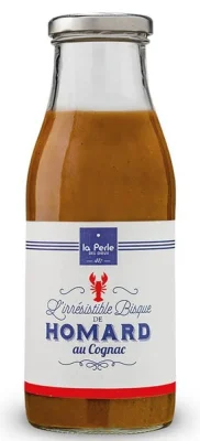 La Perle des Dieux Hummersuppe mit Cognac Bisque de Homard - Glas 470 g