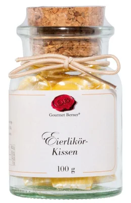 Gourmet Berner Eierlikör-Kissen Bonbons 100 g