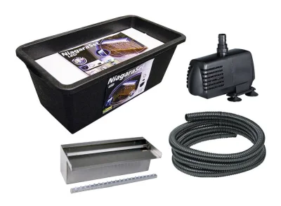 Ubbink Niagara 30 LED SET Wasserfall-Set Edelstahl Beleuchtet