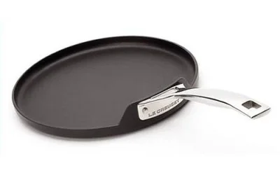 Le Creuset Crepes-Pfanne Alu-Antihaft-Pfanne Schwarz 28cm