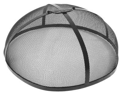 Funkenschutz für Feuerschale Lagerfeuer Feuerkorb Funkenhaube Rund 58cm