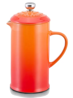 Le Creuset Kaffeebereiter Steinzeug Ofenrot