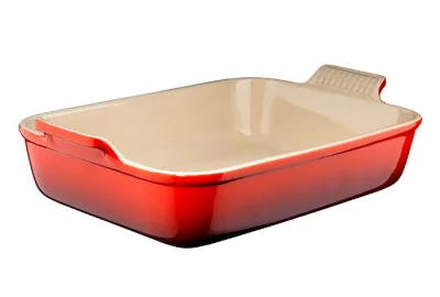 Le Creuset Auflaufform Tradition Steinzeug Kirschrot 32cm