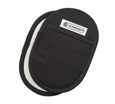Le Creuset Topf-Griffschutz 2-Stück Textil Schwarz