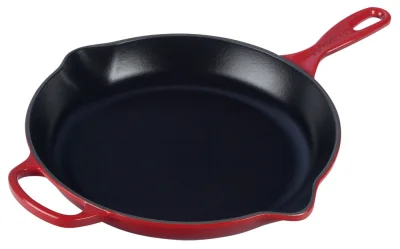 Le Creuset Brat- und Servierpfanne Gusseisen Kirschrot 23cm