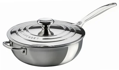 Le Creuset Sautépfanne 3-Ply PLUS Edelstahl Antihaft 24cm