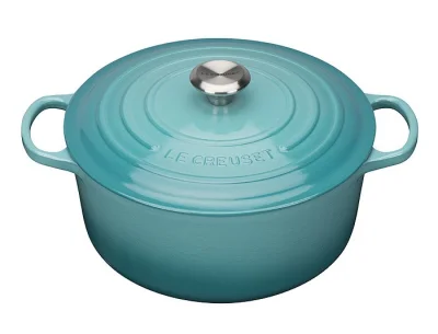 Le Creuset Bräter Signature Rund Gusseisen Karibik 22cm