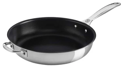 Le Creuset Bratpfanne 3-Ply PLUS Edelstahl Antihaft 28cm