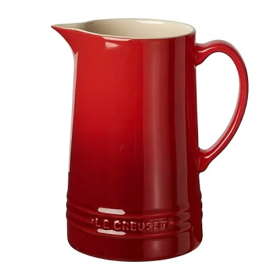 Le Creuset Saftkrug Steinzeug Kirschrot 1,5L